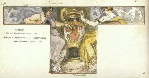 Projet pour une fresque [sur la façade de la maison des frères Bernardelli]
